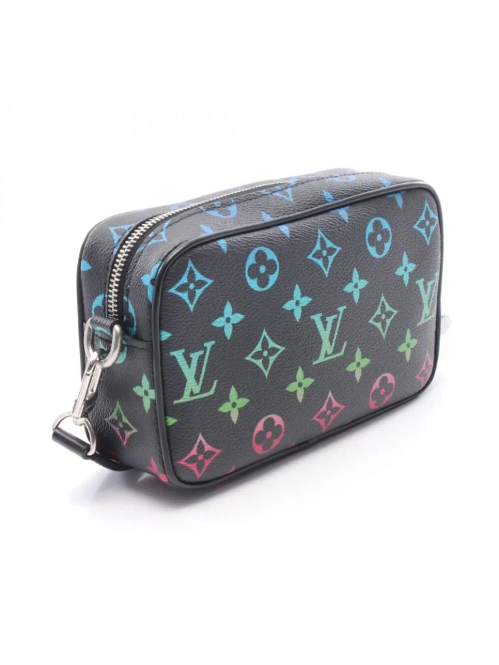 Louis Vuitton Shoulder Bag Trocadero Wearable Wallet Gradient Black Canvas